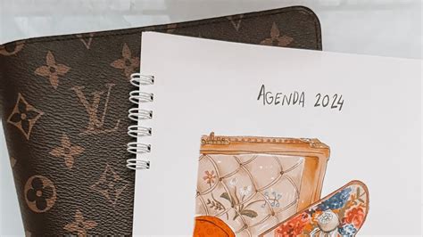 Louis Vuitton bureau agenda refill